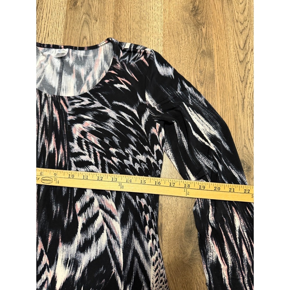 Jockey Dress, Women's Size XS, Pink Black White, Animal Print, Long Sleeve - Picture 6 of 8